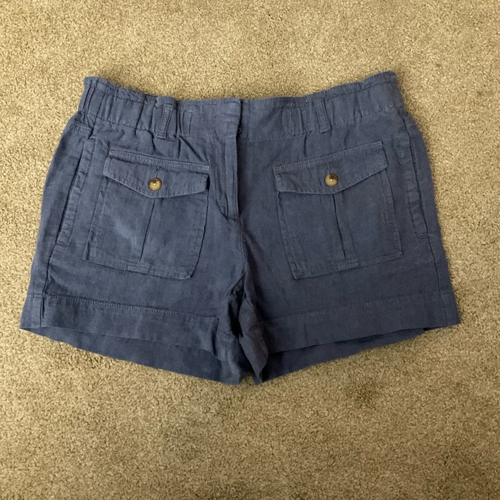 Women's Blue Casual Shorts
